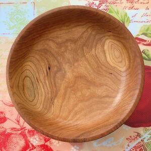Cherry Wood Handcrafted Wooden Bowl